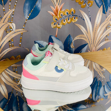 Sneakers bimba a strappo