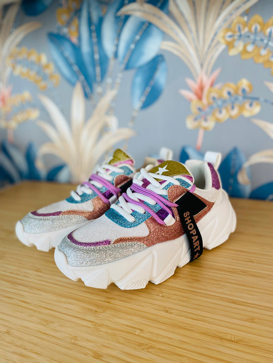 Sneakers con brillantini