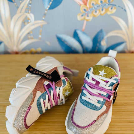 Sneakers con brillantini