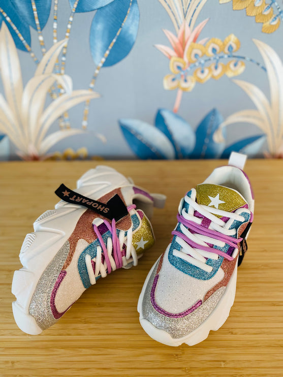 Sneakers con brillantini