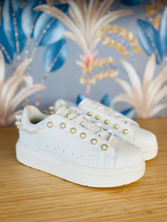 Sneakers con perle