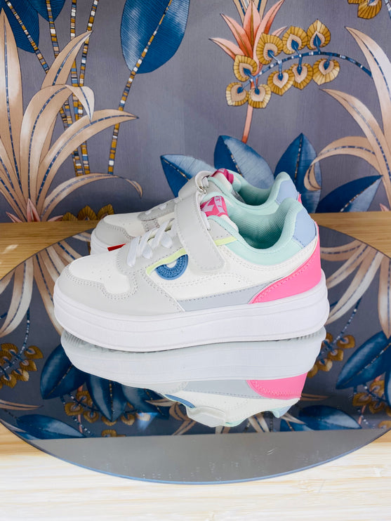 Sneakers bimba a strappo