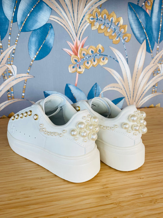 Sneakers con perle