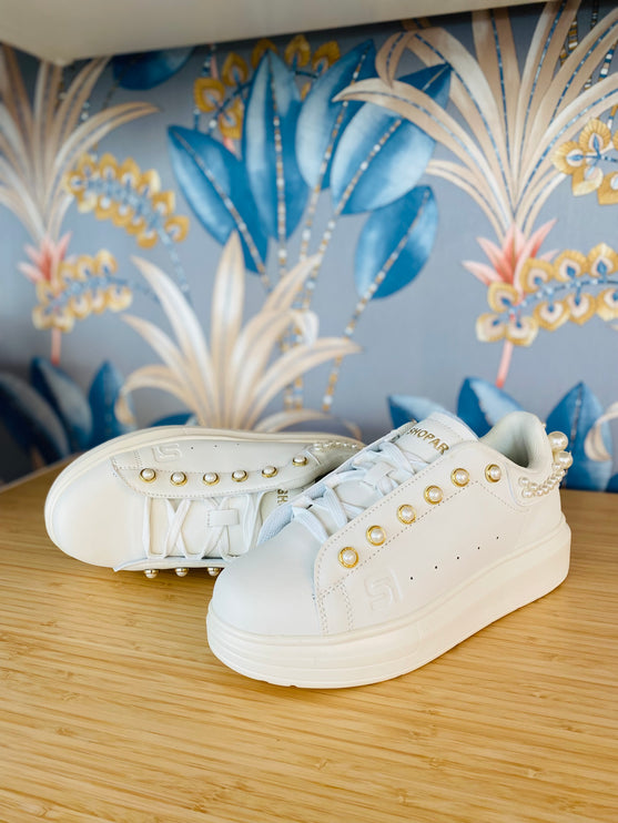 Sneakers con perle