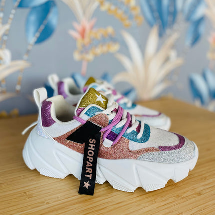 Sneakers con brillantini